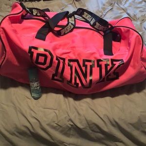 PINK large duffel bag